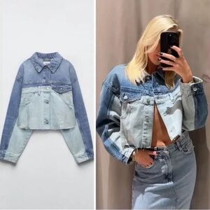 Zara Blue Denim Jacket